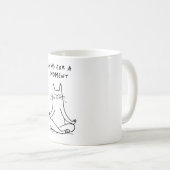 Paws for a Moment – Meditating Cat Funny Mug Kaffeetasse (VorderseiteRechts)