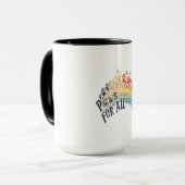 Paws for All – Rainbow Paw Print Unity Tasse (Vorderseite Links)