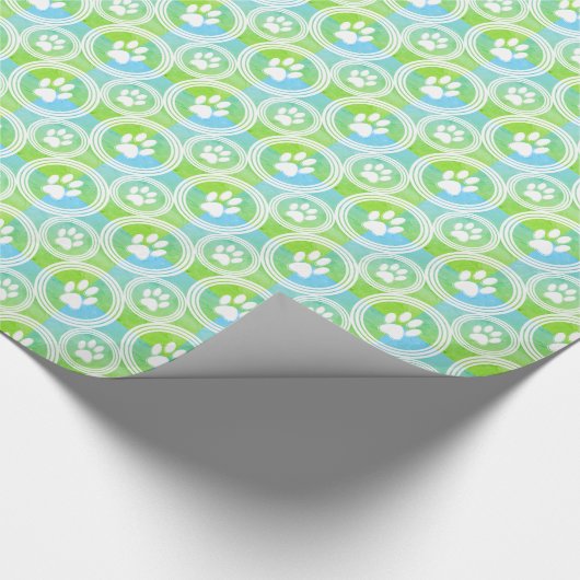 Paws-for-Giving-Geschenk-Wrap Geschenkpapier (Ecke)