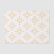 "Paws-for-Giving Gift Wrap" - Marigold/Multi