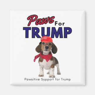 Paws for Trump Magnet - Trump 2024 unterstützen