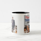 "Paws for Trump" Zwei-Tone-Kaffee-Tasse Trump 2024 Zweifarbige Tasse (Mittel)