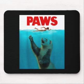 Paws Frettchen Hai Parodie Lustiger Frettchen Besi Mousepad