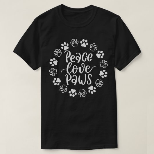 Paws Funny Hund oder Katzenbesitzer Design für all T-Shirt (Design vorne)
