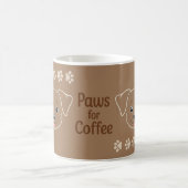 Paws für Kaffee Kaffeetasse (Mittel)
