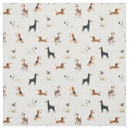 Paws Gingham Stoff (Muster)