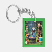 "Paws & Grill" Schlüsselanhänger (Vorderseite links)