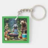 "Paws & Grill" Schlüsselanhänger (Rückseite)