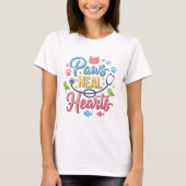 Paws Heal Hearts Veterinary T-Shirt (Vorderseite)