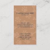 Paws Heart Stethescope Tierarzt Treuekarte (Rückseite)