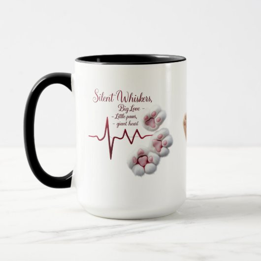 Paws & Heartbeats Tasse - Furry Liebe in jeder Sei (Links)