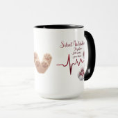 Paws & Heartbeats Tasse - Furry Liebe in jeder Sei (VorderseiteRechts)