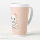 Paws, Hörer und heißer Kaffee: Die Kawaii Kitty Milchtasse (Rechte Ecke)
