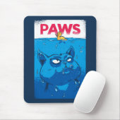 Paws Horror Movie Poster Spoof Mousepad (Mit Mouse)
