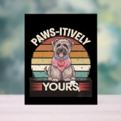 Paws-Hund Acrylschild (Neutral)