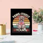 Paws-Hund Acrylschild (Hochzeit)