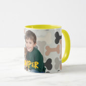 Paws i.R.: Tasse des Personalisierten Hundes Foto (VorderseiteRechts)