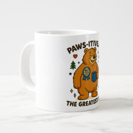 Paws-itiv der Beste Vater-Bär Jumbo-Tasse