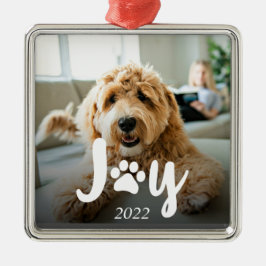 Paws & Joy Foto Weihnachten Ornament Aus Metall