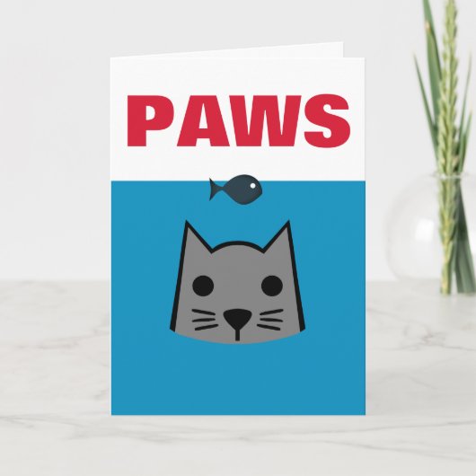 Paws, Katze Karte (Vorderseite)