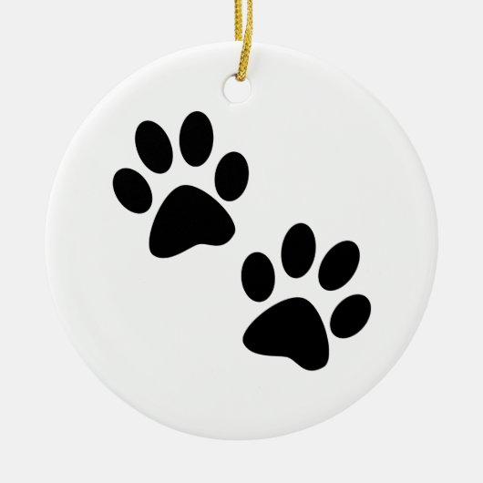 Paws Keramik Ornament (Vorne)