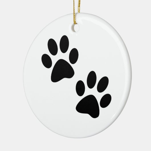 Paws Keramik Ornament (Links)