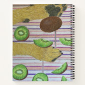 Paws&Kiwi Notizbuch (Rückseite)