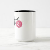 Paws & Liebe - Die reine Cat-Tasse Tasse (Zentrum)