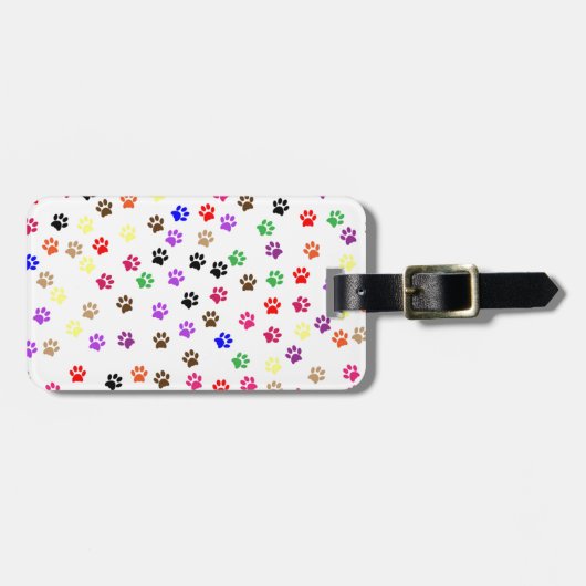 Paws Luggage Tag Gepäckanhänger (Vorderseite horizontal)
