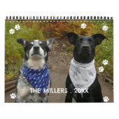 Paws Monatliche Foto Collage Pet Fotos Kalender (Titelbild)