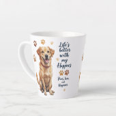 Paws of Joy Latte Tasse (Linke Ecke)