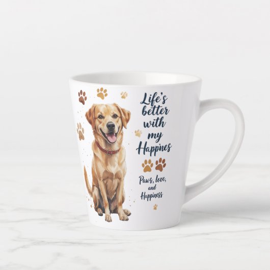 Paws of Joy Latte Tasse (Rechts)