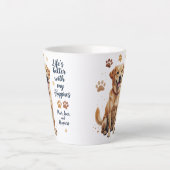 Paws of Joy Latte Tasse (Vorderseite)