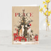 Paws of Peace Karte (Gelbe Blume)