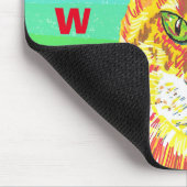 Paws Off Ginger Kätzchen Tabby Mousepad (Ecke)