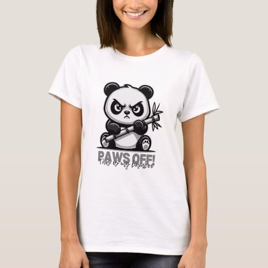 Paws Off Panda T-Shirt (Vorderseite)