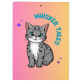 Paws & Pages - Cat Lover's Clipboard Klemmbrett (Rückseite)