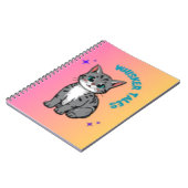 Paws & Pages - Cat Lover's Notebook Notizblock (Linke Seite)
