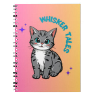 Paws & Pages - Cat Lover's Notebook Notizblock
