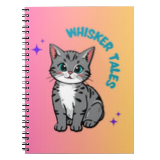 Paws & Pages - Cat Lover's Notebook Notizblock (Vorderseite)