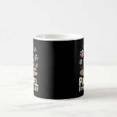 Paws & Paint Artistic Cat mit gemalten Paws Kaffeetasse (Mittel)