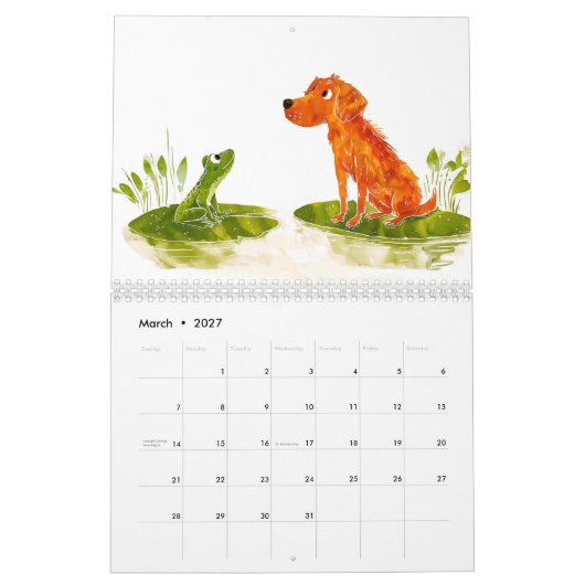 Paws & Pals 2026 – A Dog’s Comic Encounters Kalender (Mär 2027)