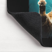 Paws Parody Cat Mouse Humous Cat Chasing Mouse K Mousepad (Ecke)