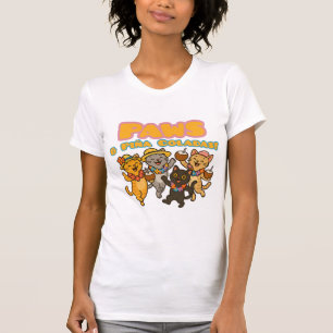 Paws & Piña Coladas - Funny Beach Cats T - Shirt