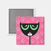 PAWS Pink - Magnet (Vorderseite/Rückseite)