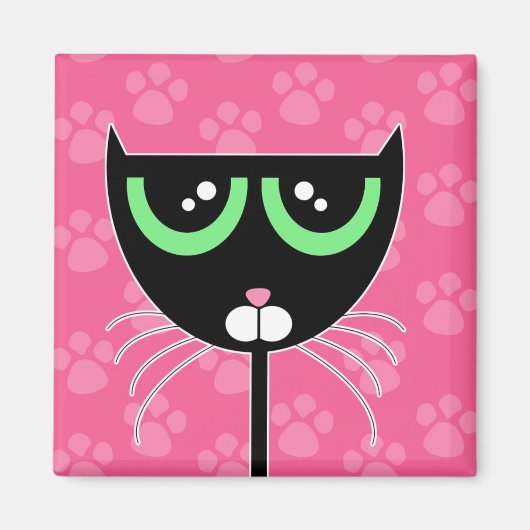 PAWS Pink - Magnet (Vorne)