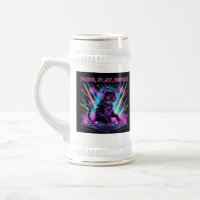 Paws Play Repeat DJ Cat Tasse | Musikliebhaber Lus