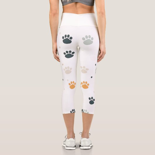Paws & Pose Yoga Capri Leggings! 🐾 🧘 ♀️ (Rückseite)
