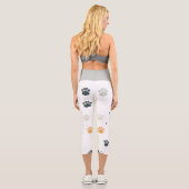 Paws & Pose Yoga Capri Leggings! 🐾 🧘 ♀️ Leggings (Rückseite)