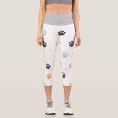 Paws & Pose Yoga Capri Leggings! 🐾 🧘 ♀️ Leggings (Vorderseite)
